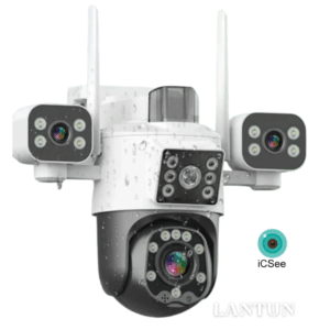 Cámara Exterior LANTUN A8 Triple Lente Pro 3K