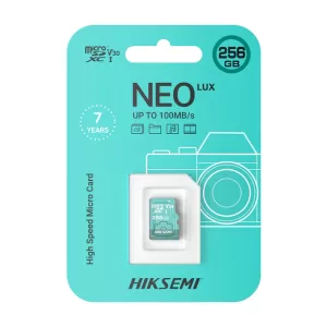 Memoria MicroSD HIKSEMI NeoLux 256GB